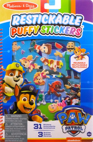 MELISSA Naklejki wypukłe wielokrotne PAW PATROL Psi Patrol Zatoka przygód 33256