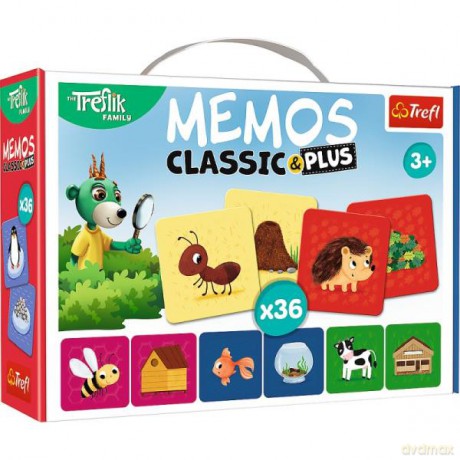 Memos Classic&plus Zwierzęta i ich domki. Rodzinaików gra 02333 [GRA]