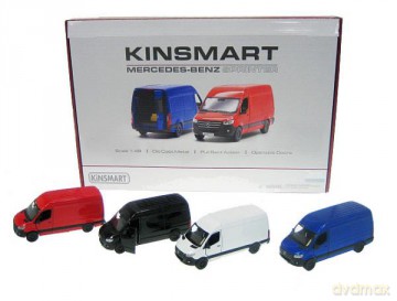 Mercedes Benz Sprinter 12 cm. 4 kolory KT5426D mix.