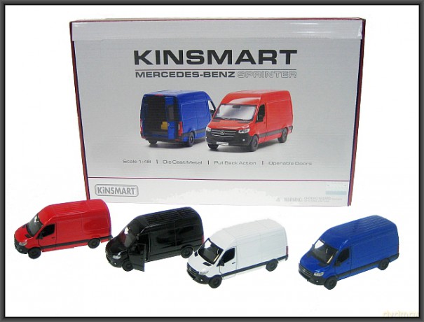 Mercedes Benz Sprinter 12 cm. 4 kolory KT5426D mix.