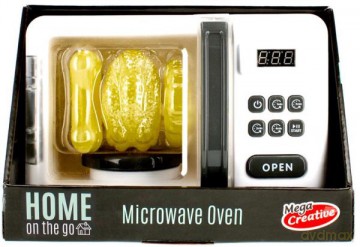 Mikrofalówka Modern na baterie 26x18x18 cm + akcesoria