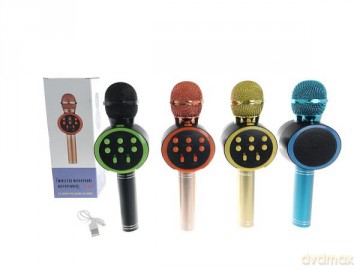 Mikrofon z głośnikiem Bluetooth i wejściem USB wielofunkcyjny, zmienia głos 548633