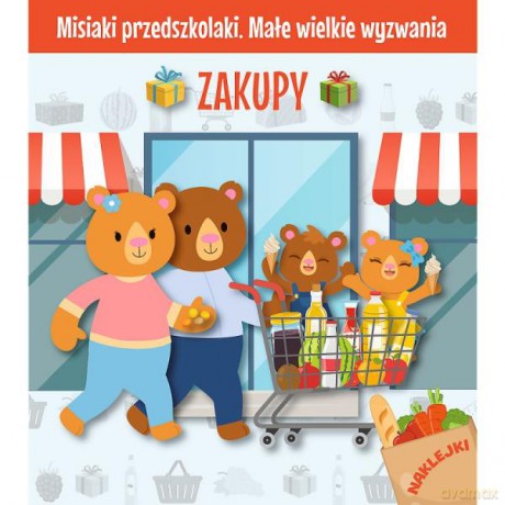 Misiaki przedszkolaki. Małe wielkie wyzwania. Zakupy 09550