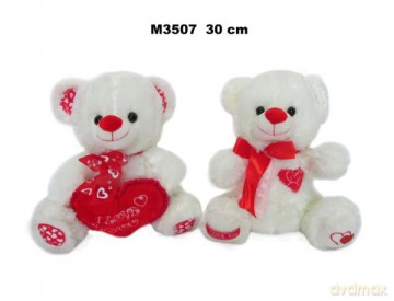 Miś I Love You 30 cm 2 wzory 153883 mix