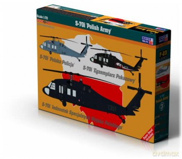 Model helikoptera do sklejania Sikorsky S-70i 1:72 F-23