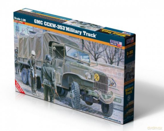Model samochodu do sklejania GMC CCKW-353 "Military Truck" 1:72 E-98