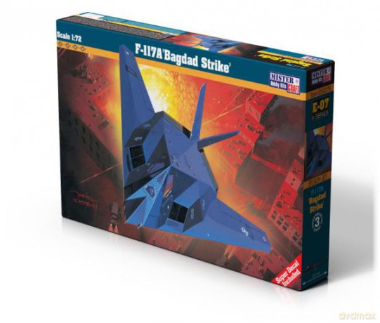 Model samolotu do sklejania F-117A "Bagdad Strike" 1:72 E-07