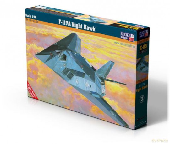 Model samolotu do sklejania F-117A "Night Hawk" 1:72 E-05