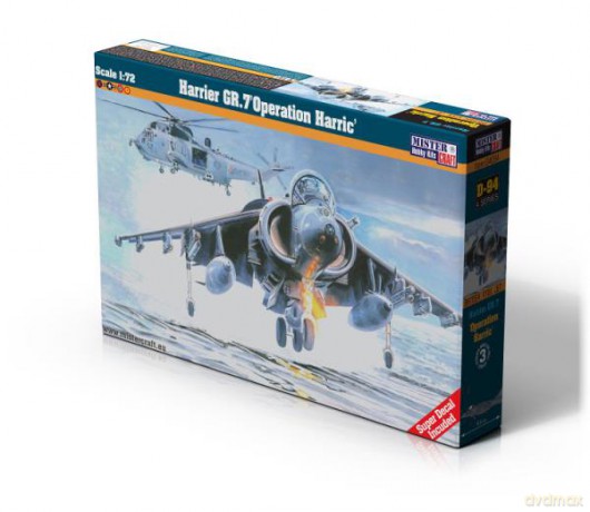 Model samolotu do sklejania Harrier GR.7 "Operation Harric" 1:72 D-94