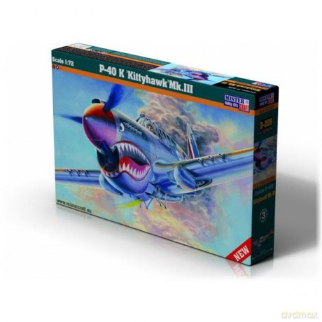 Model samolotu do sklejania P-40 K Kittyhawk Mk.III 1:72 SD-220