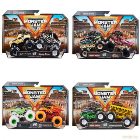 Monster Jam Samochody 1:64 2-pak 6064128 mix