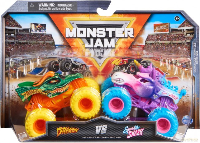 Monster Jam Samochody 1:64 2-pak 6064128 mix