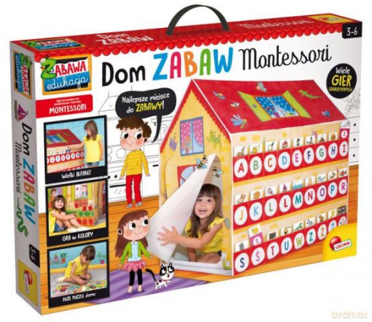 Montessori Dom zabaw zestaw gier 88782 [GRA]
