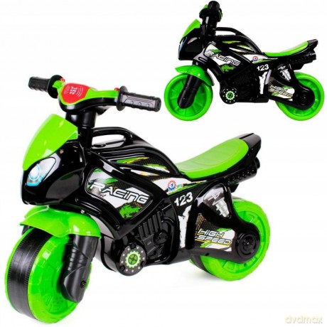 Motocykl jeździk zielono czarny TechnoK 5774