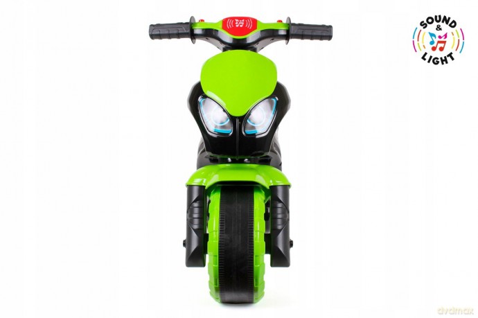 Motocykl jeździk zielono czarny TechnoK 5774