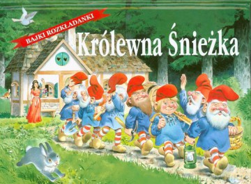 Królewna Śnieżka Bajki Rozkładanki (twarda) [KSIĄŻKA]
