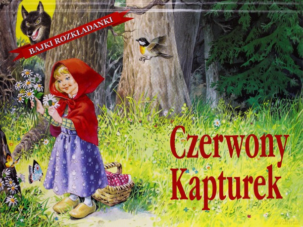 Czerwony Kapturek Bajki Rozkładanki (twarda) [KSIĄŻKA]