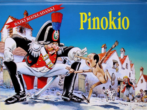 Pinokio Bajki Rozkładanki (twarda) [KSIĄŻKA]