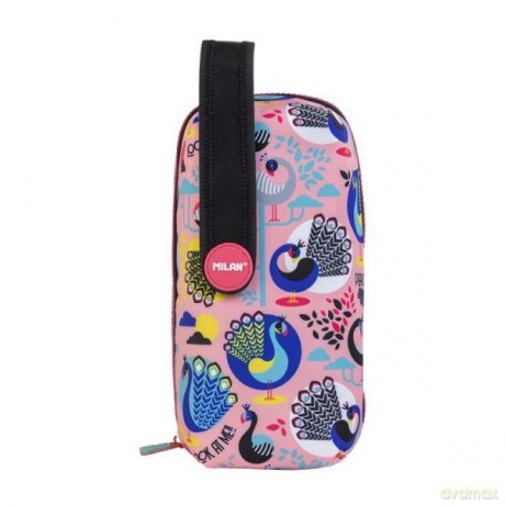 Multipiórnik 4 piórniki PEACOCK różowy 08872PCKP