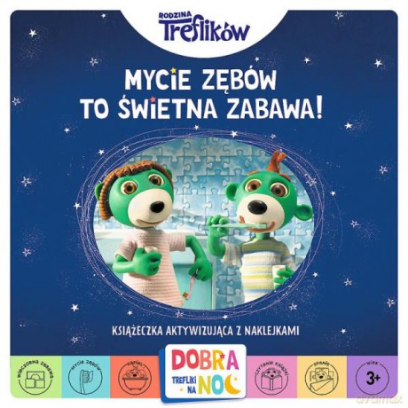 Mycie zębów to świetna zabawa. Dobranociki na noc KS36671