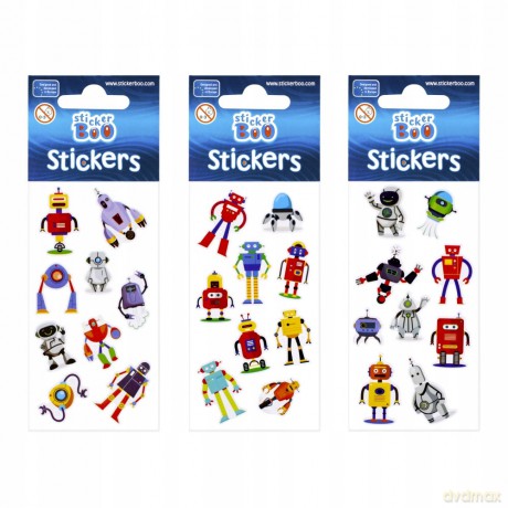 Naklejki Sticker Boo Roboty 120/1800 476943 [KARTY]