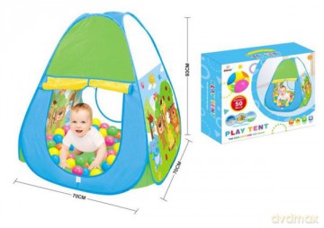 Namiot dla dzieci 7138 zwierzątka 70*70*93 cm