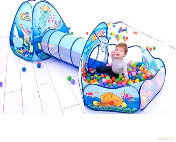 Namiot dla dzieci 7625 ocean z tunelem 285*120*100 cm