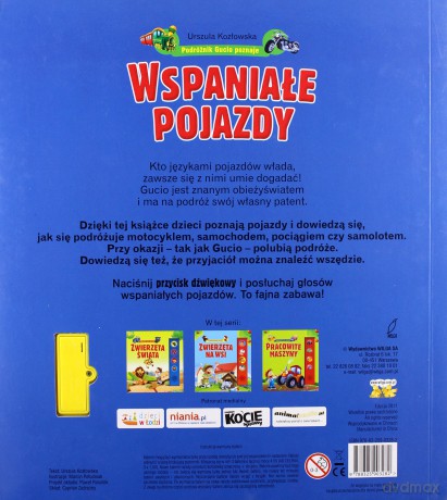 Wspaniałe Pojazdy Podróżnik Gucio Poznaje (twarda) - Urszula Kozłowska [KSIĄŻKA]