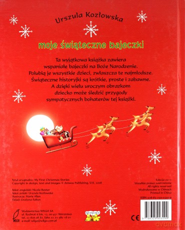 Moje Świąteczne Bajeczki (twarda) - Urszula Kozłowska [KSIĄŻKA]