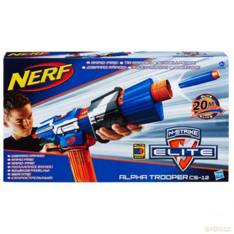 NERF N-Strike Elite Wyrzutnia ALPHA TROOPER CS-12 A3698