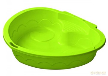 PalPlay Piaskownica serce M434 zielona