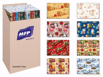 Papier do pakowania rolka Classic 2x(100x70) mix kolorów6