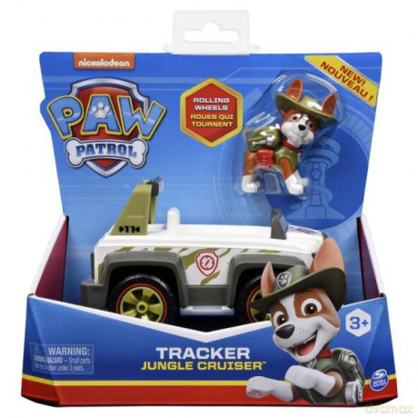 PAW PATROL Psi Patrol Pojazd Jungle Cruiser Tracker 6061801 [FIGURKA]