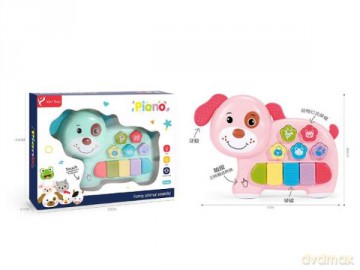 Pianinko Piesek Bigtoys BZG6988 mix