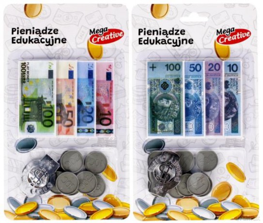 Pieniądze edukacyjne złoty/euro 483256 mix. [GRA]