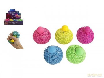 Piłeczka do ściskania neon perła 6 cm 620723 mix