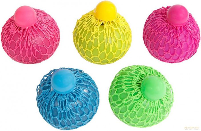 Piłeczka do ściskania neon perła 6 cm 620723 mix
