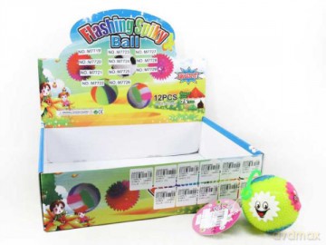 Piłka 7,5 cm na gumce BPIŁ6016 mix