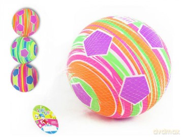 Piłka gumowa 23 cm Tęczowa BPIŁ9334 mix