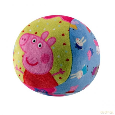 Piłka miękka tekstylna 100mm Świnka Peppa John