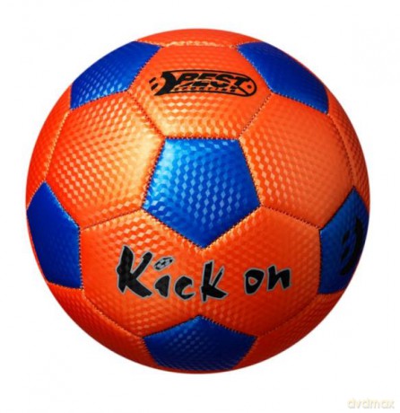 Piłka nożna Kick On pomarańczowo-niebieska BEST Sporting 10061