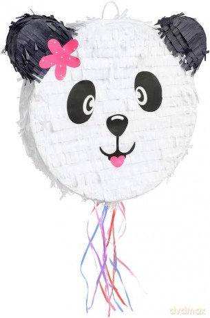 Piniata Panda rozm 42x42x8,5 cm