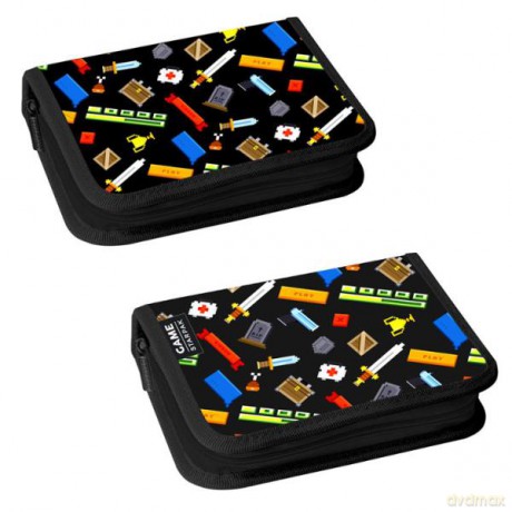 Piórnik 1 zamek 2 klapki G PIXEL STK-35