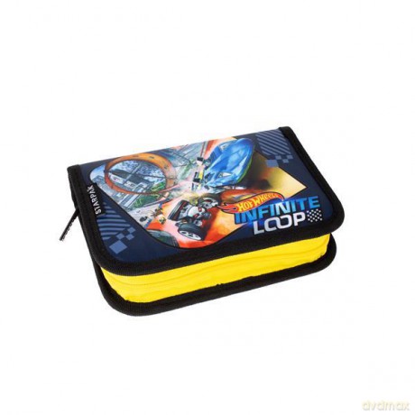 Piórnik 1 zamek 2 klapki Hot Wheels N STK 43-35