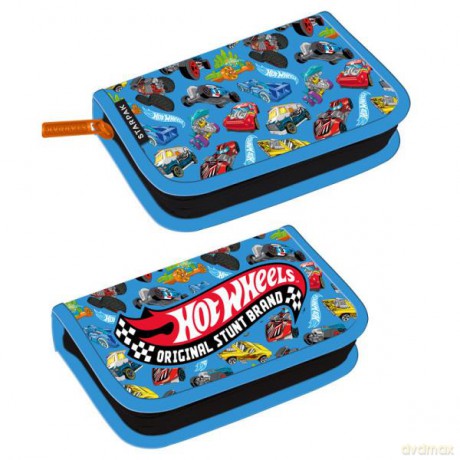Piórnik 1 zamek 2 klapki Hot Wheels STK 46-35