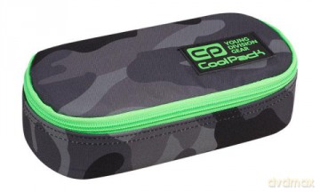 Piórnik Campus Camo green neon Kamuflaż A376 90438CP