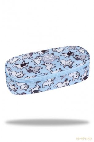 Piórnik Campus Cute bulldogs niebieski D062333