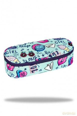 Piórnik Campus Mint doddles D062321