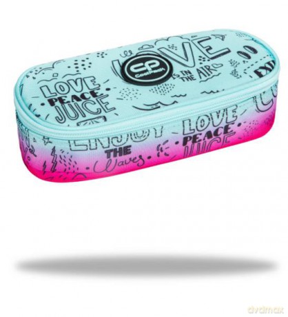 Piórnik Campus Pink scribble D062340