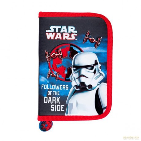 Piórnik dwuklapkowy bez wyposażenia STAR WARS mkml
